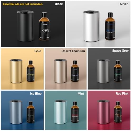 Airversa Waterless Essential Oil Diffuser with 3 Timer Settings and 3 Mist Levels