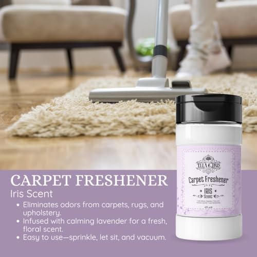Iris Scent Carpet Freshener Floral Fragrance Natural Odor Eliminator