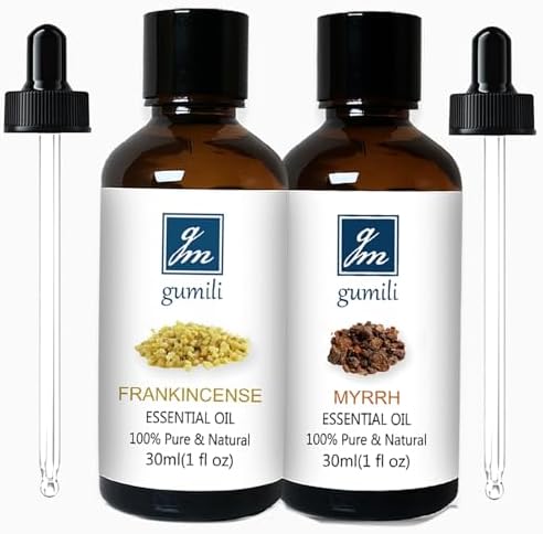 Frankincense and Myrrh Essential Oil 1 oz Pack of 2