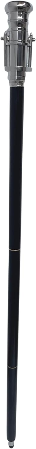 Nautical Wooden Walking Stick with Brass Telescope Handle 38 Inches