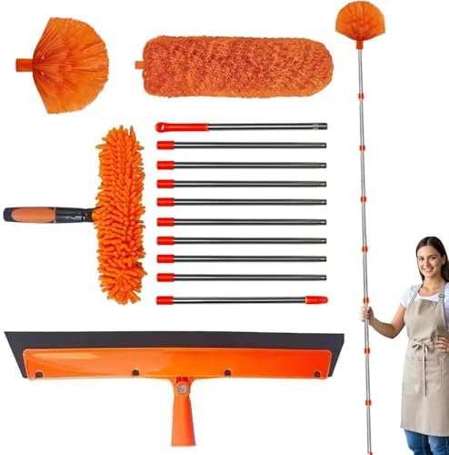 Microfiber Long Handle Duster with Adjustable Pole