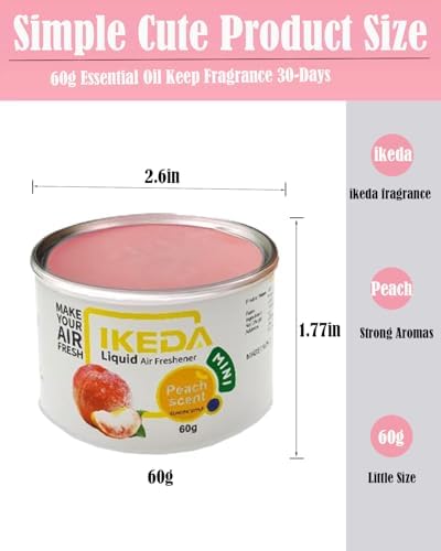 Peach Essential Oil Air Freshener Cans 2pcs