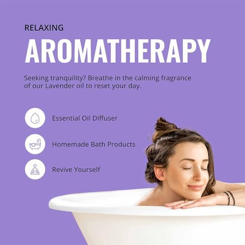 2-Pack Lavender Essential Oil 16 oz Bulk
