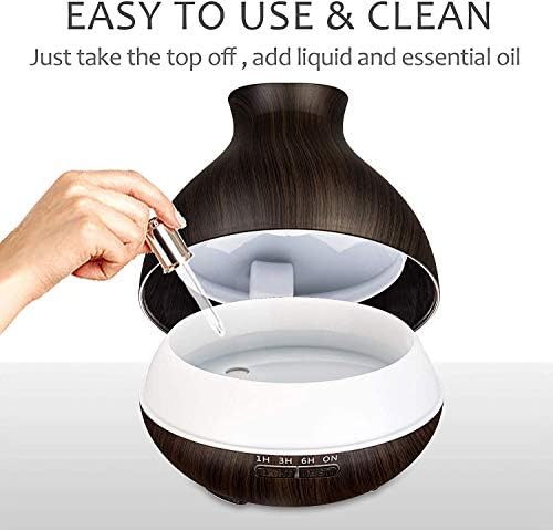 BZseed Aromatherapy Diffuser with Timer and LED Lights