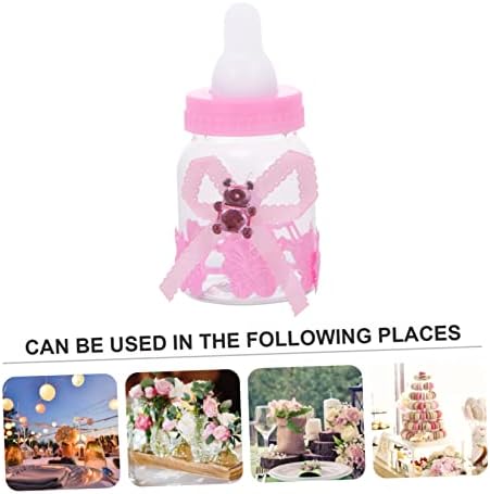 12Pcs Plastic Candy Boxes with Bear Design