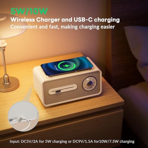 Wipeeyes White Noise Sound Machine with Wireless Charging
