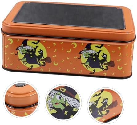 Beaupretty Halloween Tinplate Storage Box
