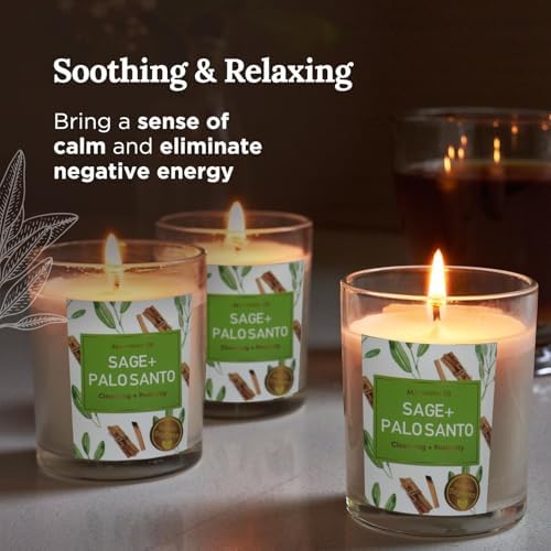 Magnificent 101 Sage Candle Set - 3 Pack 35 Oz