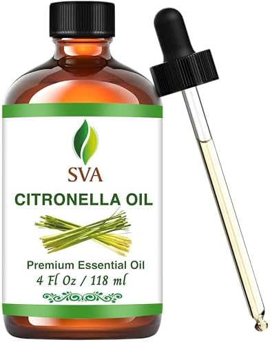 SVA Citronella Essential Oil 4 Fl Oz Natural
