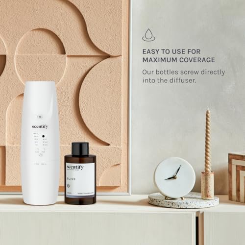 Scentify Bliss Aroma Oil Refill - 100ml Luxury Eucalyptus Bergamot Tea Powdery Scent