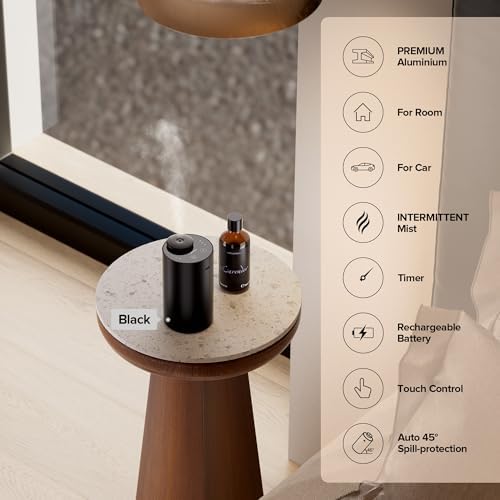 Airversa Waterless Essential Oil Diffuser with 3 Timer Settings and 3 Mist Levels
