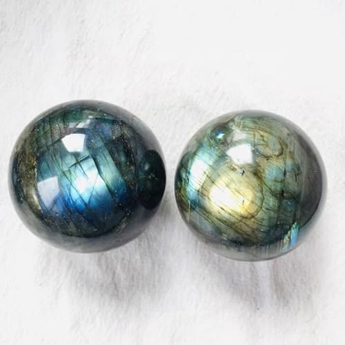 Labradorite Sphere Healing Crystal Ball with Pedestal