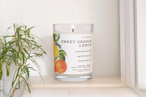 LEOBEN BB Wellness Soy Candle - 9 oz 40 Hours Vegan Eco-Friendly