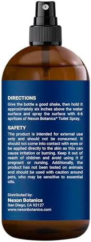 Lemongrass Tea Tree Toilet Spray 8 Fl Oz - Natural Odor Eliminator