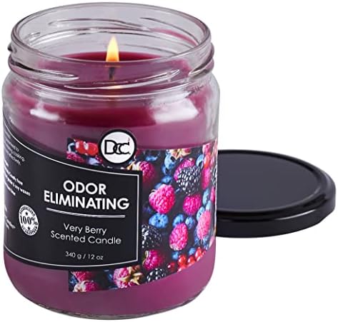 Very Berry Odor Eliminating Candle - 80 Hour Burn Time