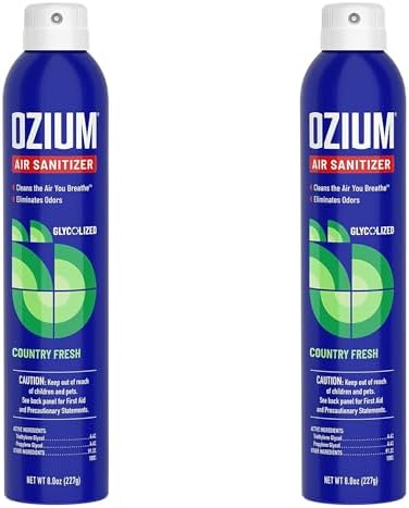 Ozium 8 Oz Air Sanitizer 2 Packs Country Fresh