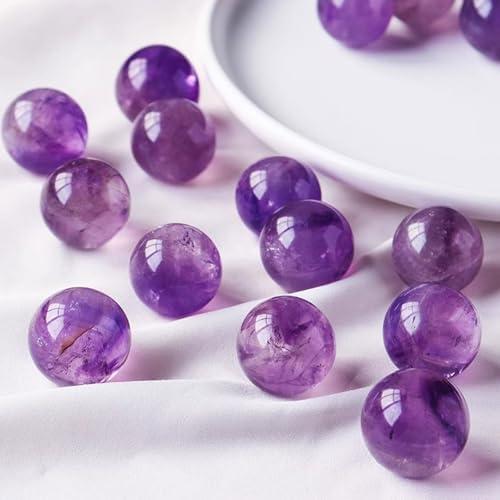 Natural Amethyst Crystal Ball with Stand