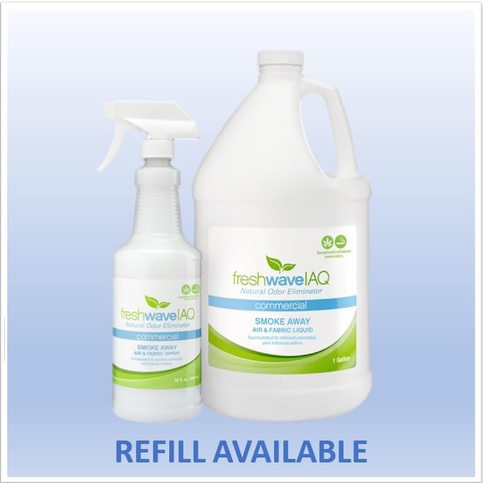 Fresh Wave IAQ Smoke Away Air Fabric Liquid 128 Fl Oz