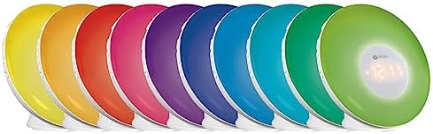 OttLite Wake Up Light with White Noise and Sunrise Simulation