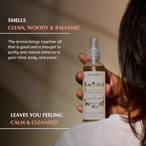 Aromafume White Sage Frankincense Smudge Spray 100ml