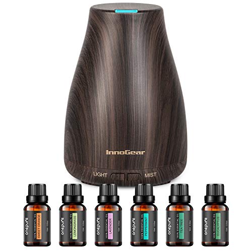 InnoGear Essential Oil Diffuser with 6 Oils Set