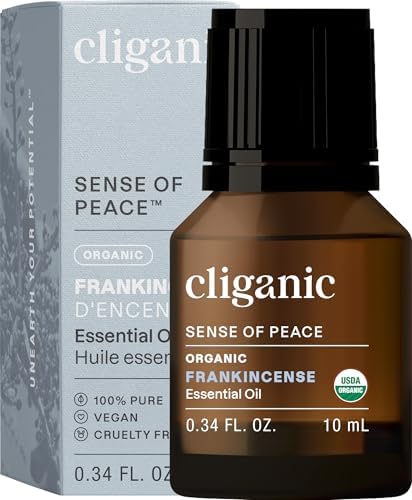 Cliganic Organic Frankincense Essential Oil - 100 Pure Natural Undiluted