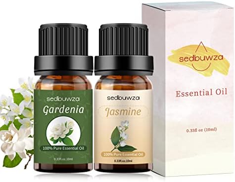 Sedbuwza Gardenia Jasmine Essential Oil Set 2 x 10 ml
