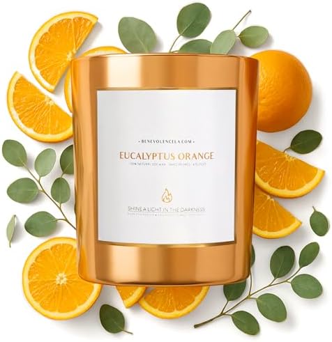 Benevolence LA Eucalyptus Orange Soy Candle 8oz