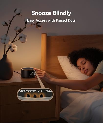 Dreamegg D1 Nova White Noise Sound Machine with Alarm Clock
