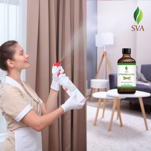 SVA Citronella Essential Oil 4 Fl Oz Natural