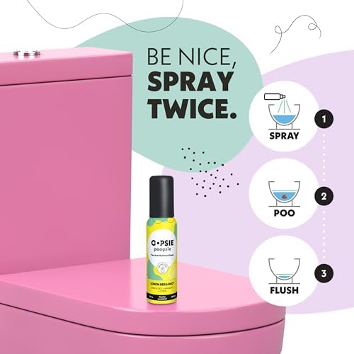 Oopsie Poopsie Toilet Spray - 4 Scents 2oz Travel Size