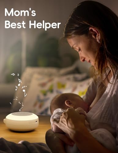 BH Portable White Noise Machine with Night Light