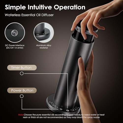 Waterless Essential Oil Diffuser for Large Rooms