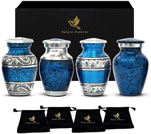 Solace Forever Graceful Small Urns Set of 4