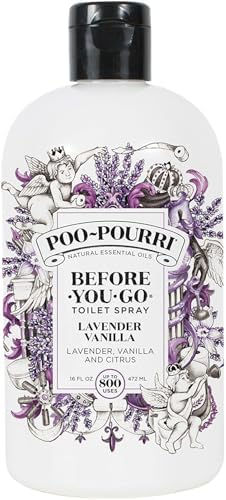 Poo Pourri Before You Go Toilet Spray 16 Ounce Refill Lavender Vanilla
