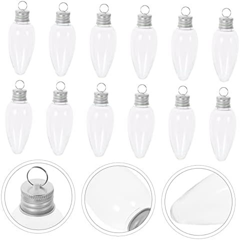 12pcs Bulb Shape Candy Containers for Parties and Weddings