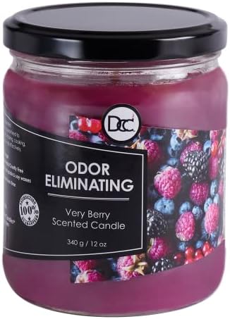Very Berry Odor Eliminating Candle - 80 Hour Burn Time