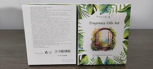 Coconut 20 Pcs Fragrance Oil Set for Diffusers and DIY