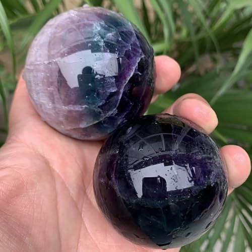 Crystal Ball with Fluorite Healing Stone 50-60mm