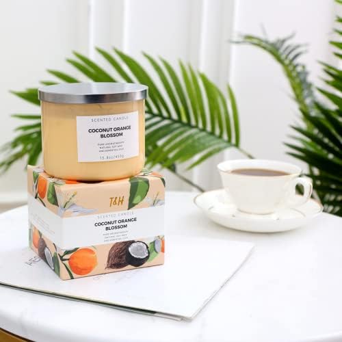 Coconut Orange Blossom 3 Wick Soy Candle