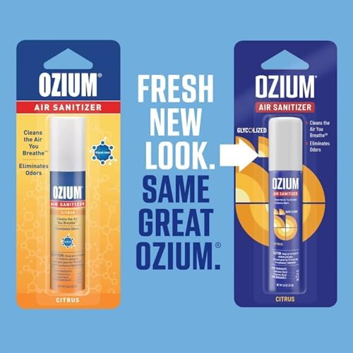 Ozium 08 Oz Air Sanitizer Spray Pack of 3 Citrus