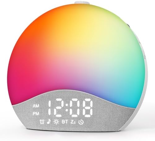 EASYERA Sunrise Alarm Clock with Sound and Light