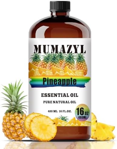 MUMAZYL Pineapple Essential Oil 16 Fl Oz for Diffuser Yoga Cleaning DIY