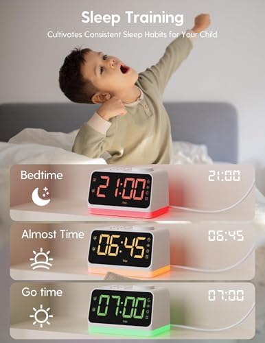 Babelio Alarm Clock Sound Machine with Sleep Training