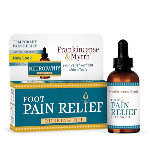 Frankincense Myrrh Pain Relief Rubbing Oil for Feet and Nerves