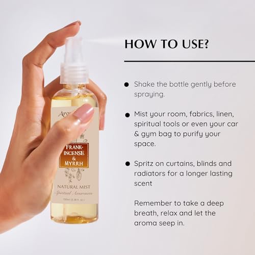 Frankincense Myrrh Natural Resin Mist by Aromafume 100ml