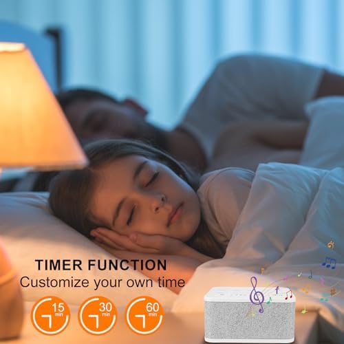 LUXSWAY Sound Machine with 10 Natural Soothing Sounds