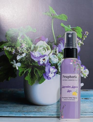Peuphoria Toilet Odor Eliminator Spray 5 Bottles 25 Oz