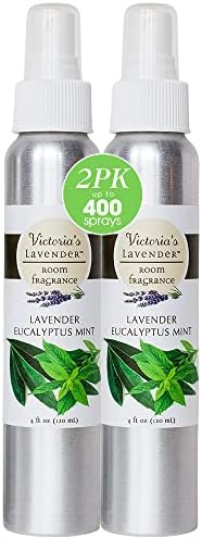 Victorias Lavender Room Spray - Natural Essential Oil Fragrance 2pk