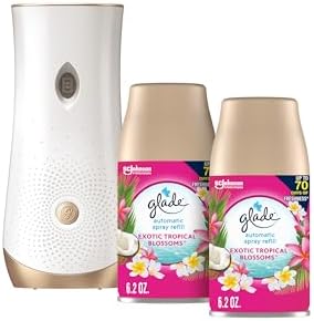 Glade Automatic Spray Refill and Holder Kit Tropical Blossoms 62 Oz 2 Count